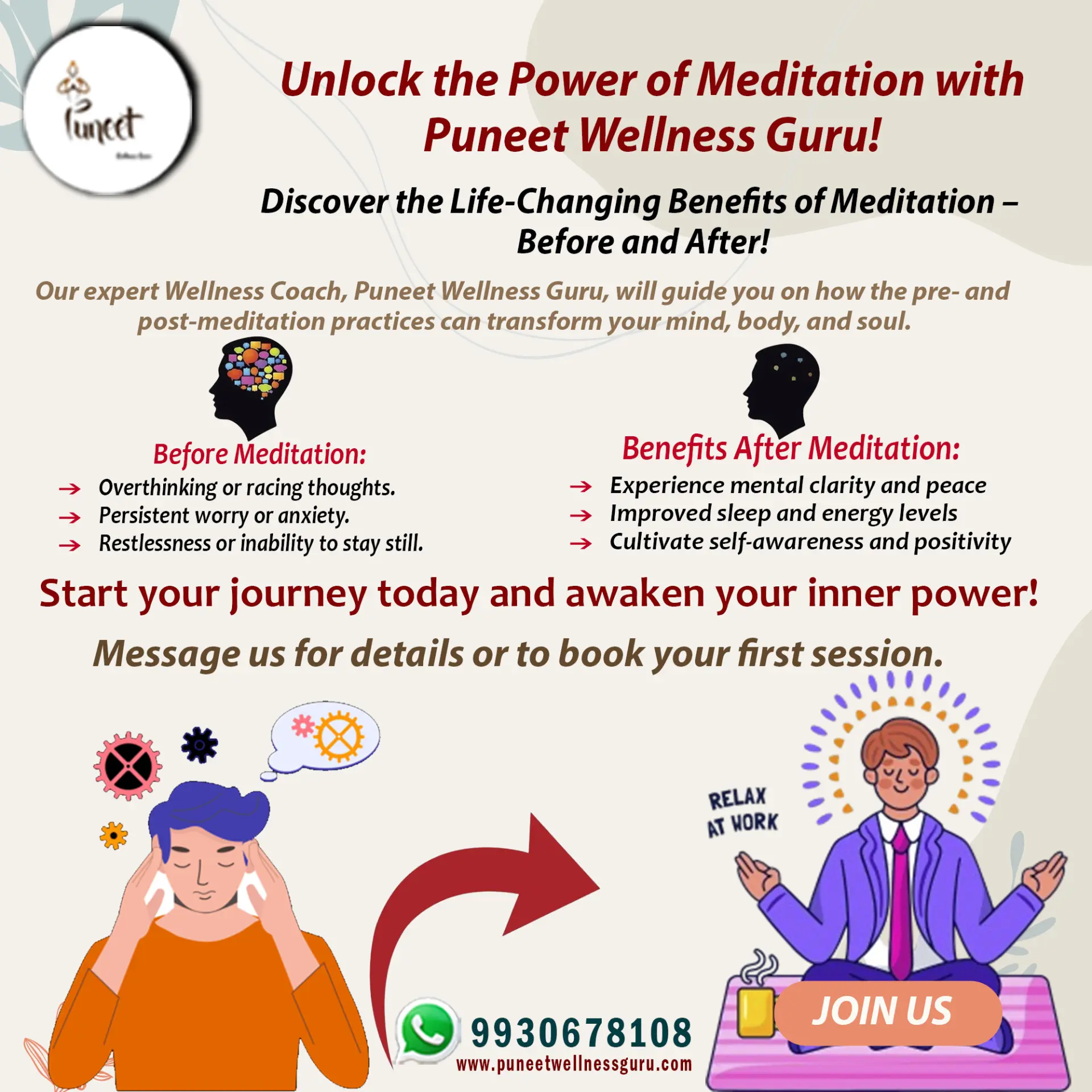 Unlock The  Power of Meditation With PUneet Wellness Guru